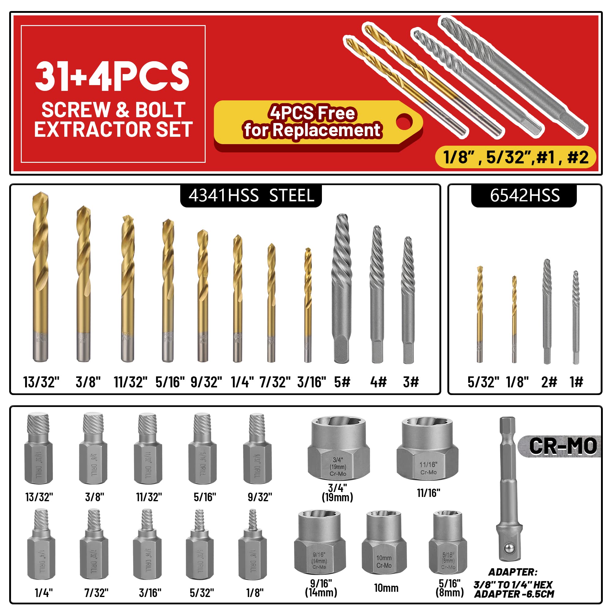 渉ページ Amazon.co.jp: UYECOVE スパイラルスクリューエキストラクターボルト
